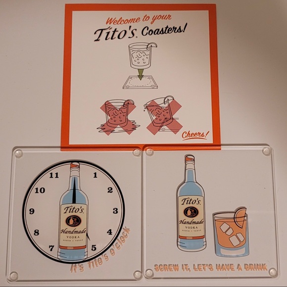 2 Tito’s coasters - Picture 1 of 1